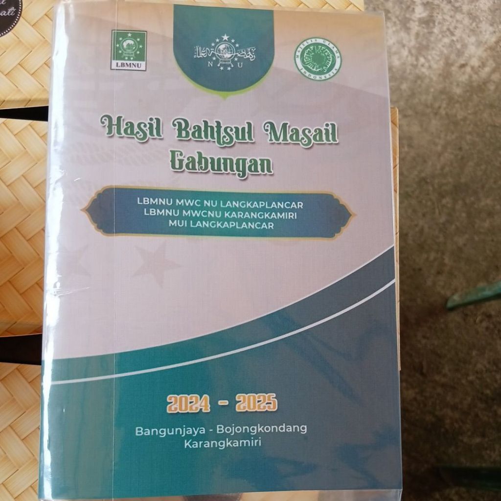 Buku Hasil Bahtsul Masail LBM MWCNU Langkaplancar