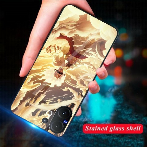 [K03] Softcase Glass Kaca Arylic Compatible Untuk Type Hp Vivo V60 Casing Android Vivo V60 Case Glos