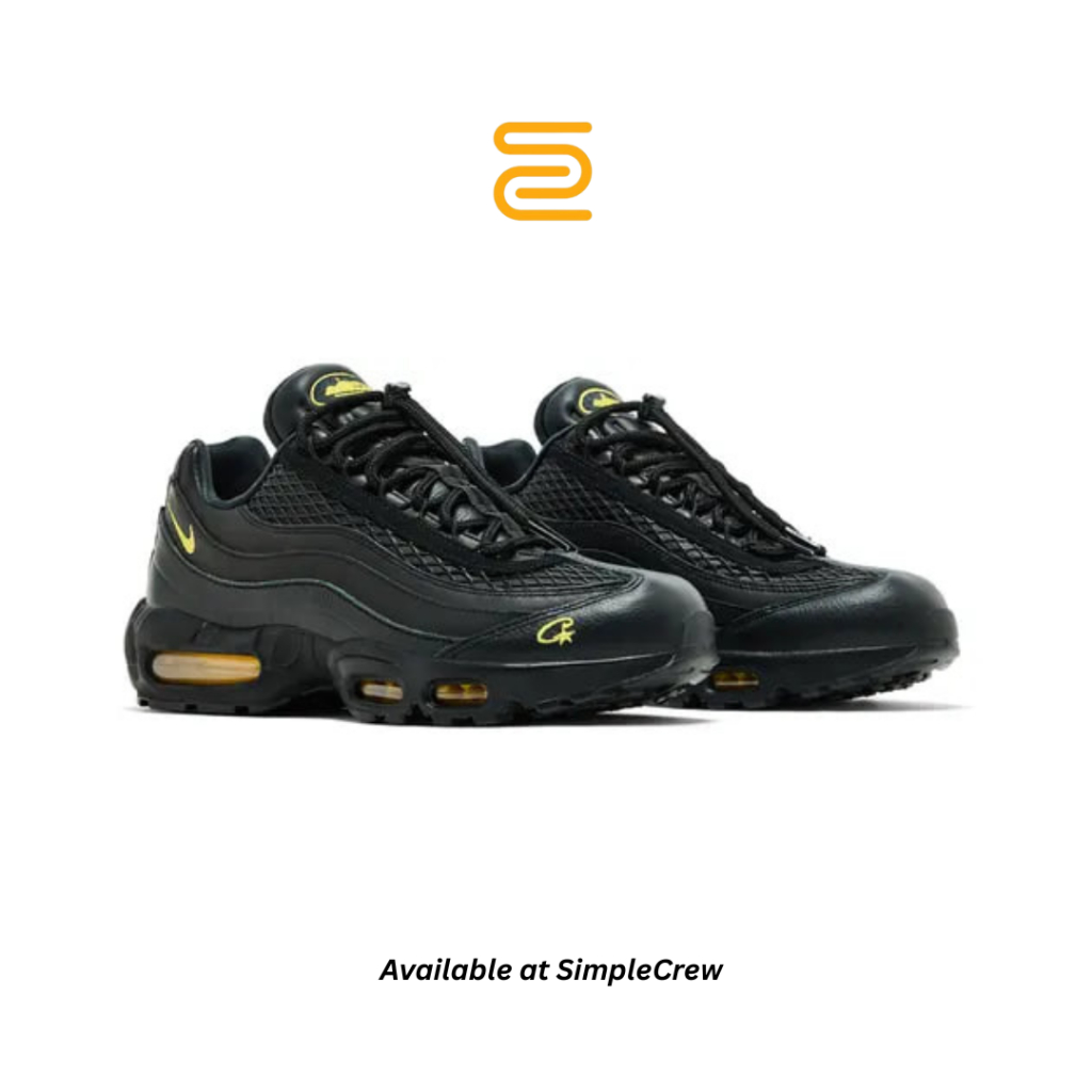 Simple Crew - Sepatu Airmax 95 Honey Black Sneakers Authentic