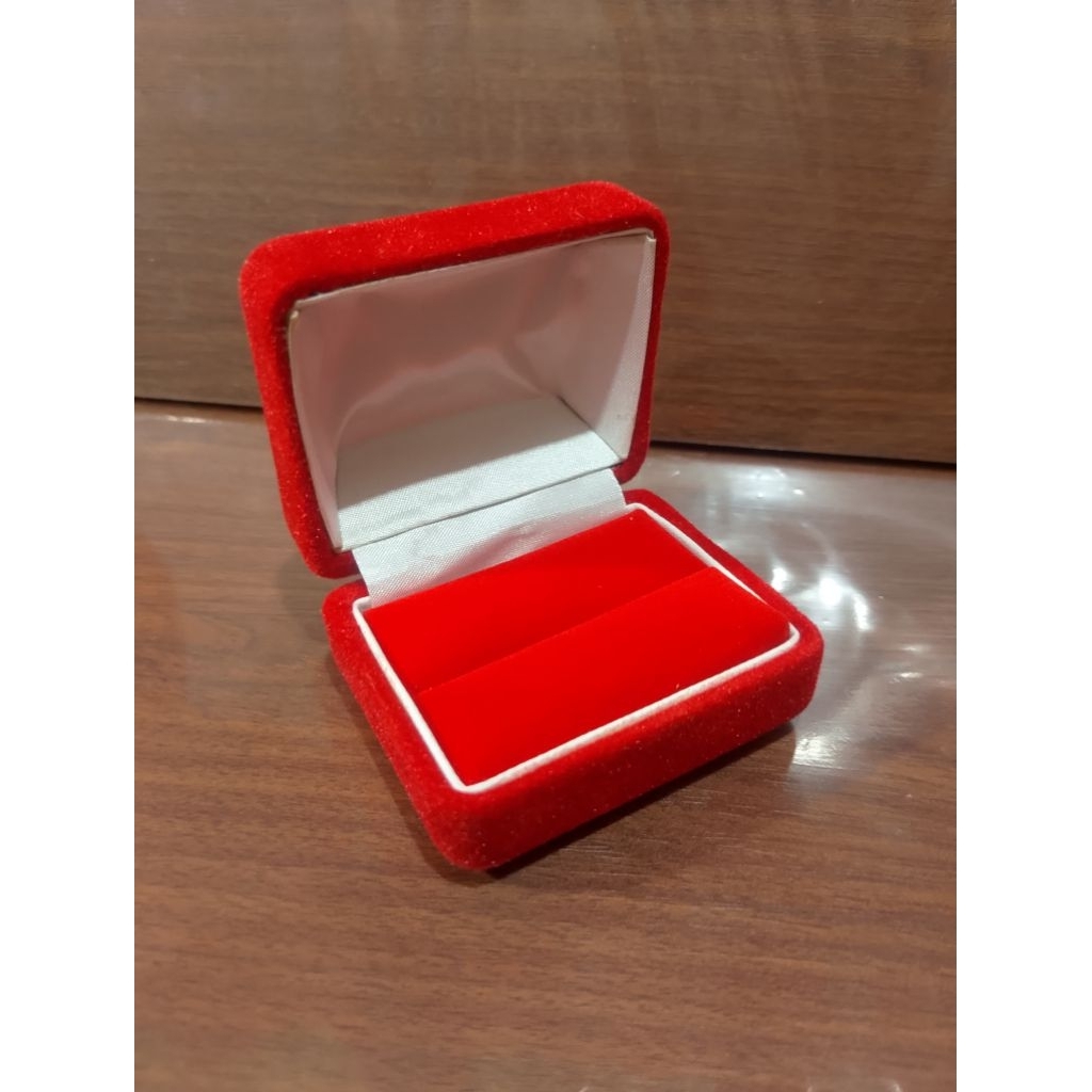 Box cincin Coppel / Wadah Cincin Lamaran/ Tempat Cincin dobbel/Kotak Cincin Lamaran