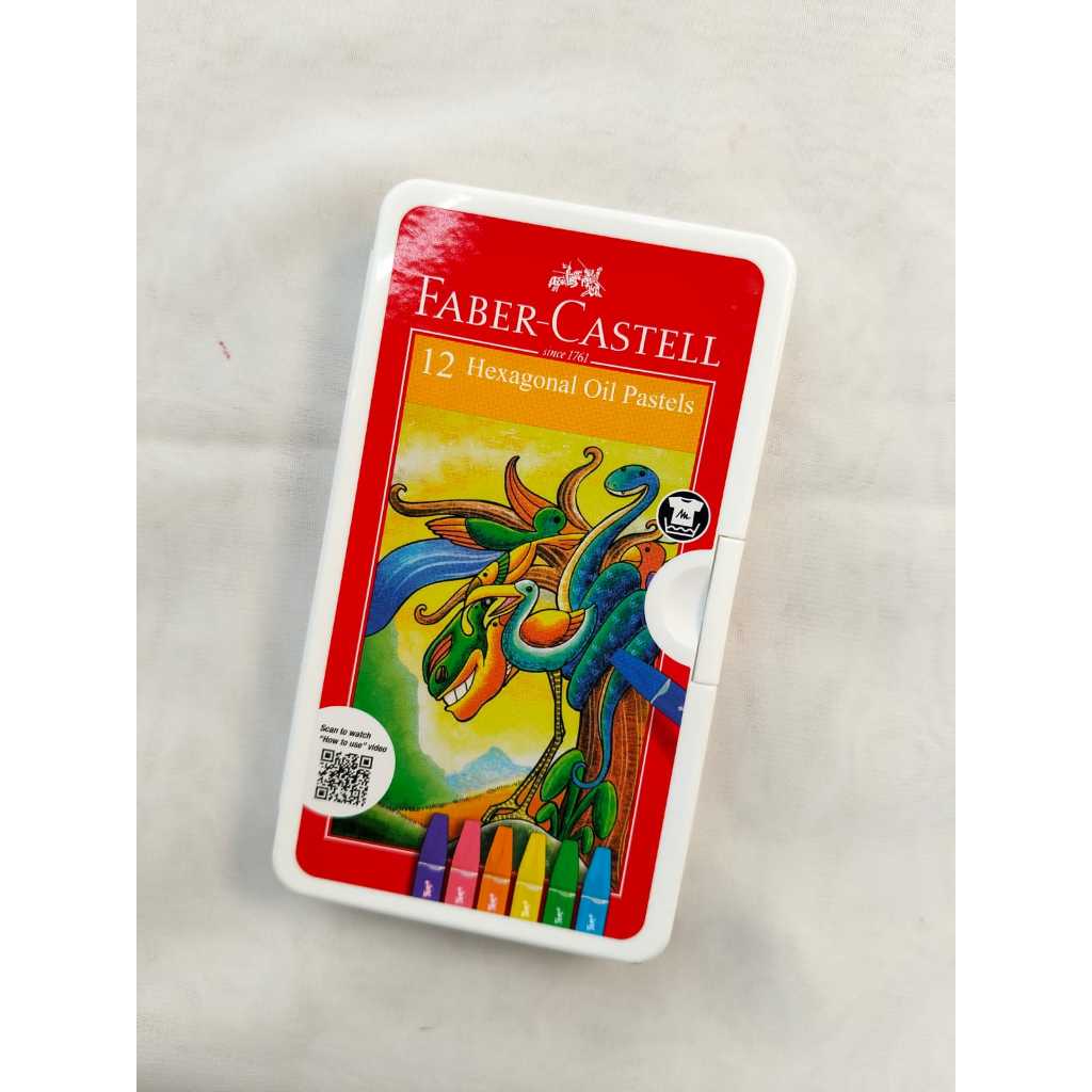 

FABER-CASTELL OIL PASTEL HEXAGONAL 12 WARNA / CRAYON 12 WARNA