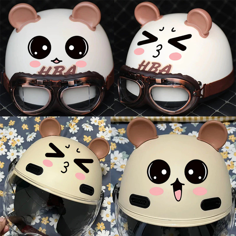 PARKHOR Stiker Sepeda Motor/Stiker Mata Sepeda Motor/Stiker Lucu/Stiker Mobil/Stiker Sepeda Listrik/