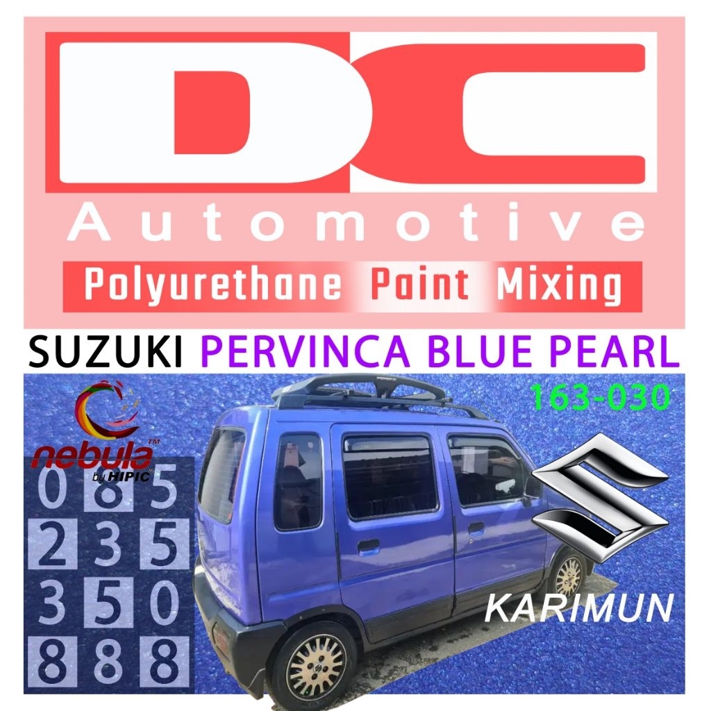 Cat PU Suzuki Karimun Pervinca Blue Pearl 163-030