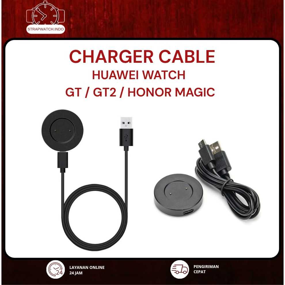 KABEL CHARGER SMART WATCH - FOR HUAWEI WATCH GT / GT 2 / HONOR MAGIC - CASAN JAM TANGAN