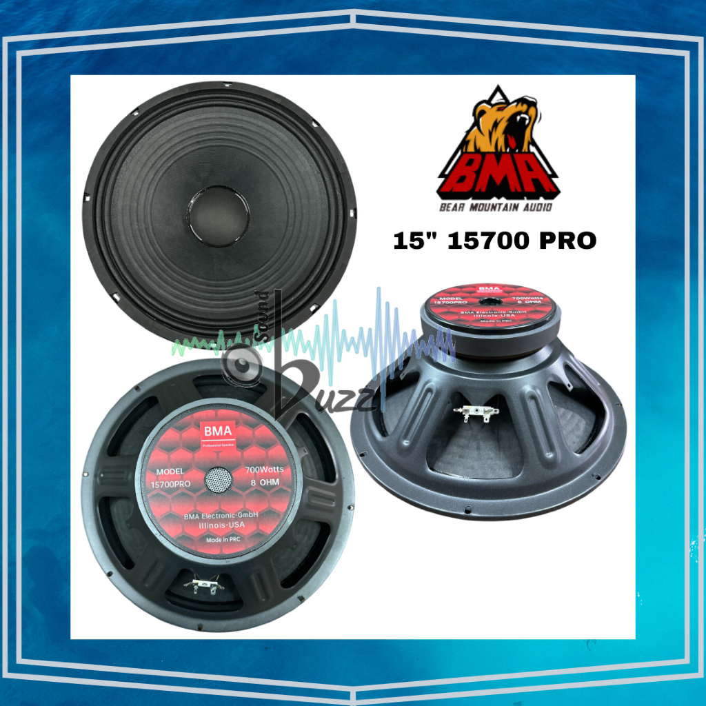 Speaker BMA 15 inch Speaker BMA 15700 PRO Speaker 15" Mid Low