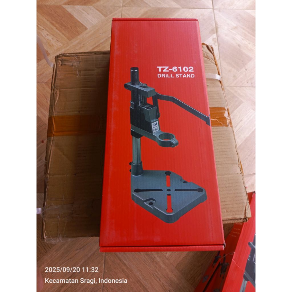 Dudukan bor tangan stand bor drill