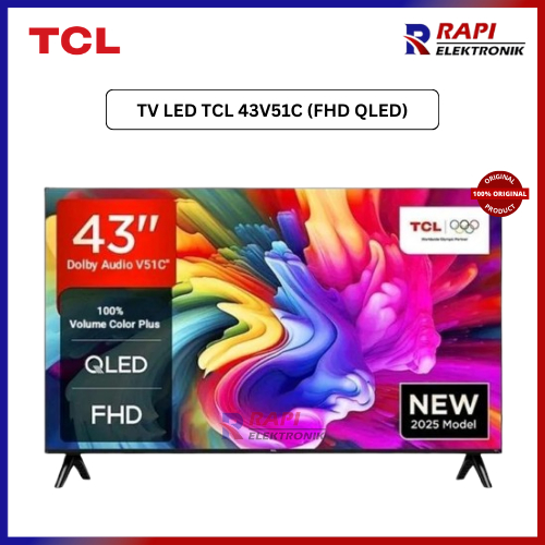 TV LED TCL 43V51C - TCL 43 INCH QLED 2K FHD