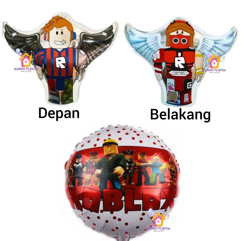BALON FOIL ROBLOX balloon dekorasi hiasan game mainan anak online lego ulang tahun ultah happy birth