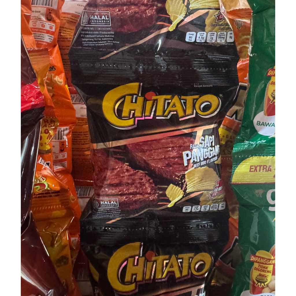 aneka ciki renceng chitato,japota dll