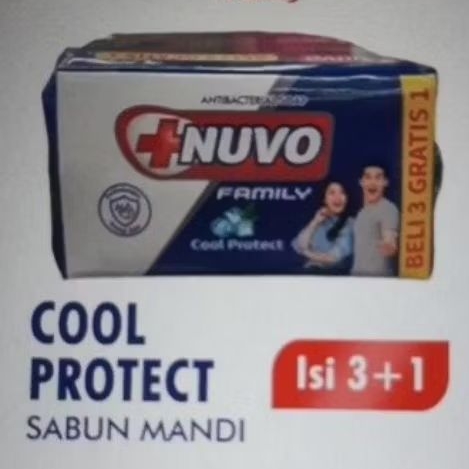 Nuvo Cool protect Nubo sabun batang isi 3+1 100g