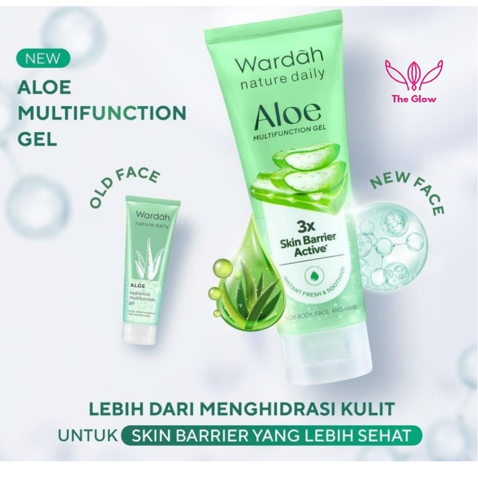 (The Glow) Wardah Hydrating Moisturizer Gel Aloevera