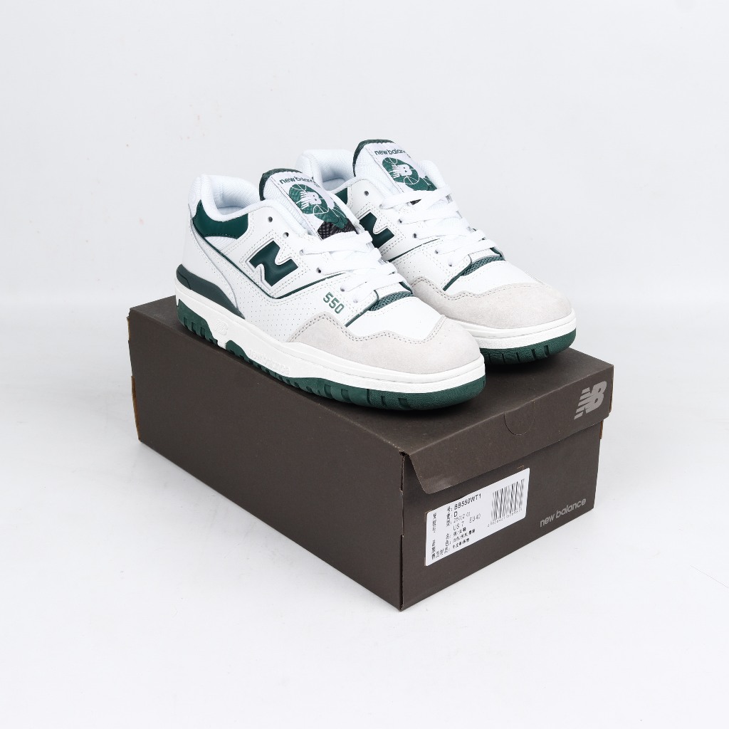 New Balance BB550WT1 White Green - NB 550