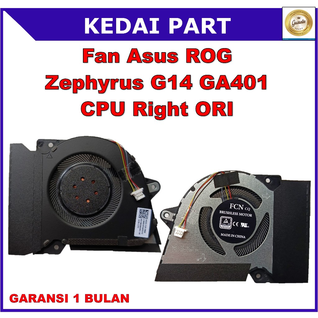 Fan Asus ROG Zephyrus G14 GA401 GA401Q GA401QC CPU Kanan ORI