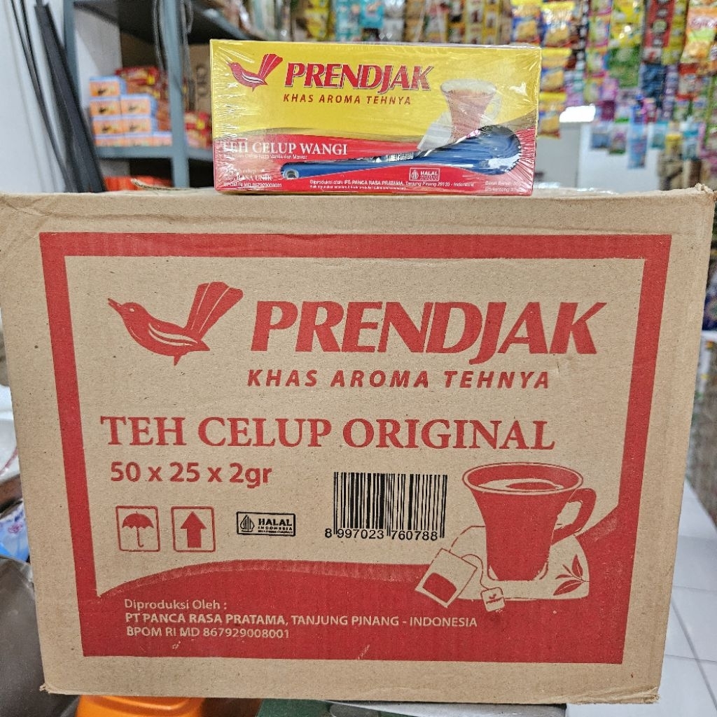 

1 Dus Teh PRENDJAK Isi 50 Kotak
