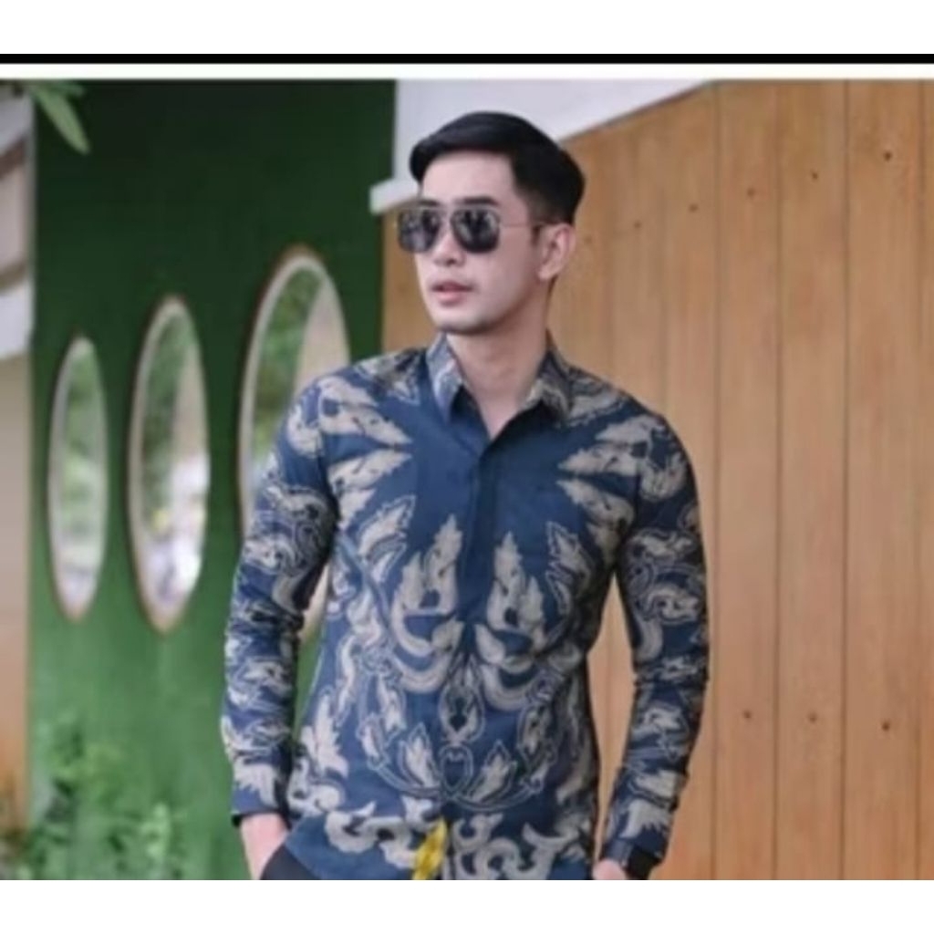Kemeja Batik CAKRA NAVY
