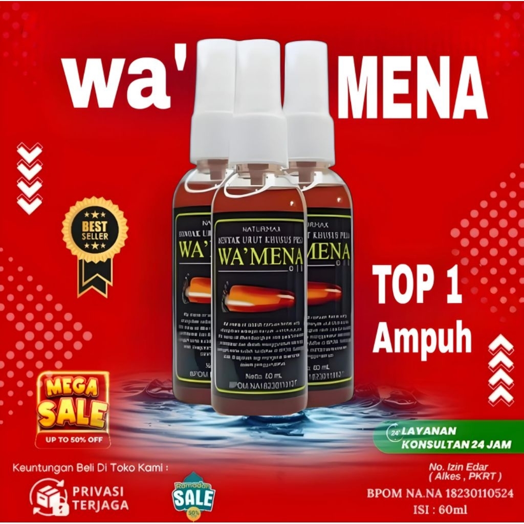 (BISA COD)Wamena Oil Original Pembesar Ampuh minyak oles  Asli Papua Lintah hitam/ obat Kuat Tahan L