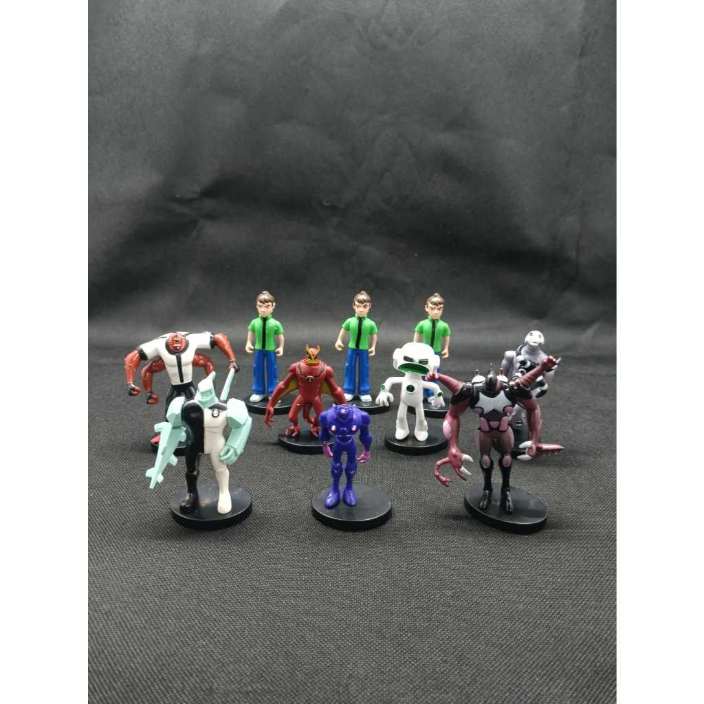 Mainan Action Figur Ben 10 1 Set Isi 10 Pc