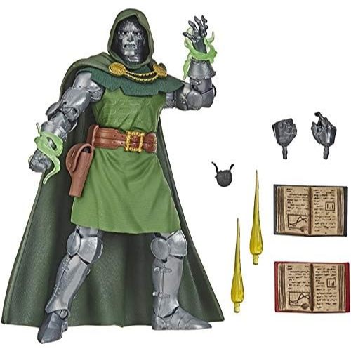 Marvel Vintage Series 6-Inch Scale Dr. Doom Fantastic 4 Action Figure Toy, 10 Accessories