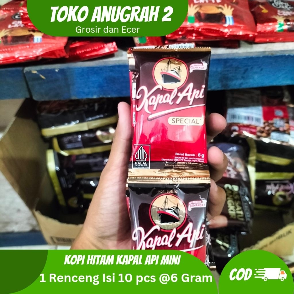 

Kopi Hitam Kapal Api Mini 1 Renceng