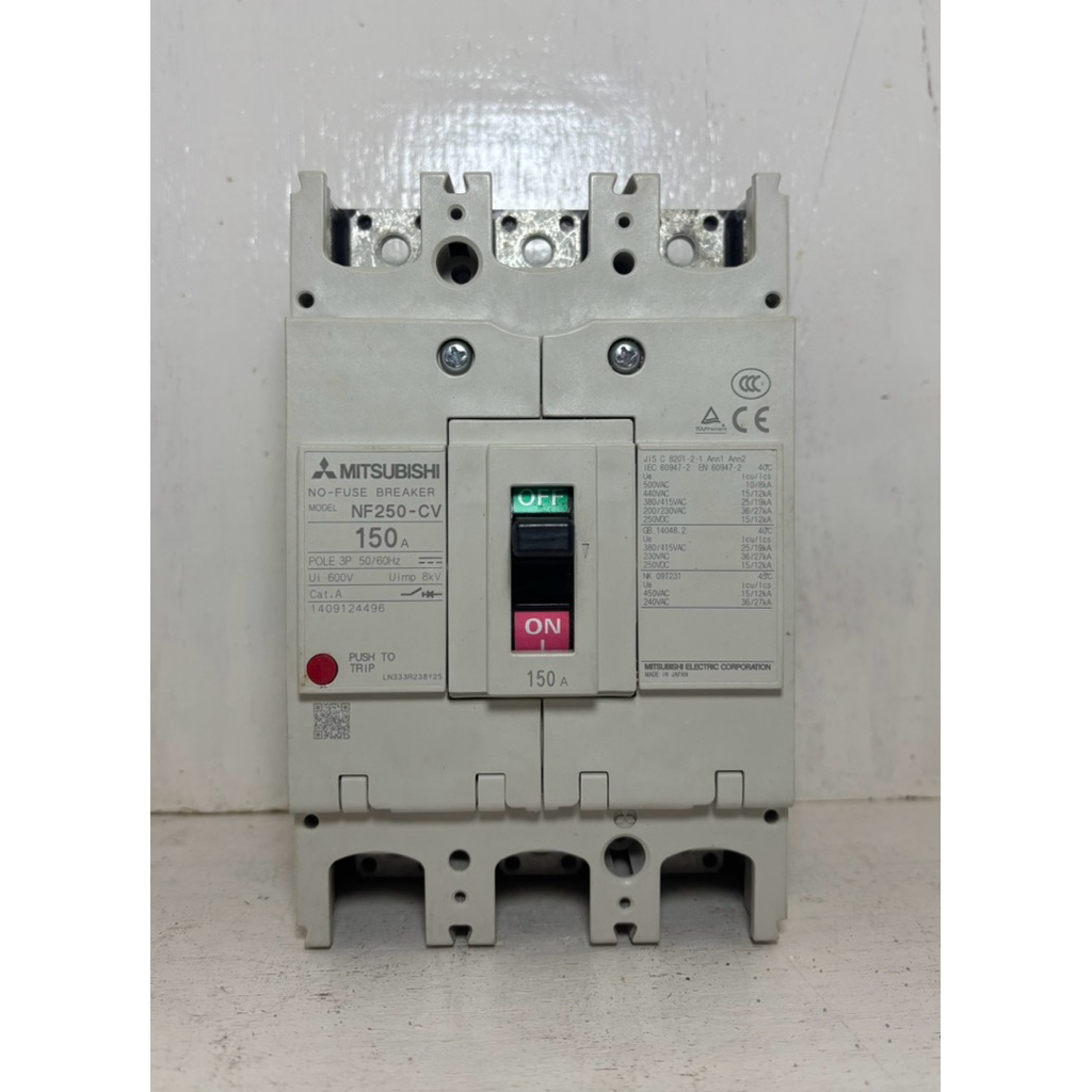 MCCB Breaker Mitsubishi / Fuse Breaker Mitsubishi NF250CV 150A 200A 250A