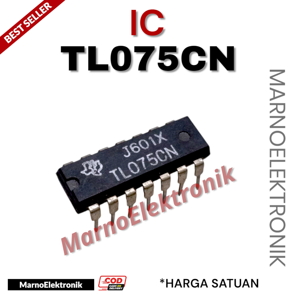 IC TL075CN TL 075CN TL075 TL 075 CN ASLI ORIGINAL ORI