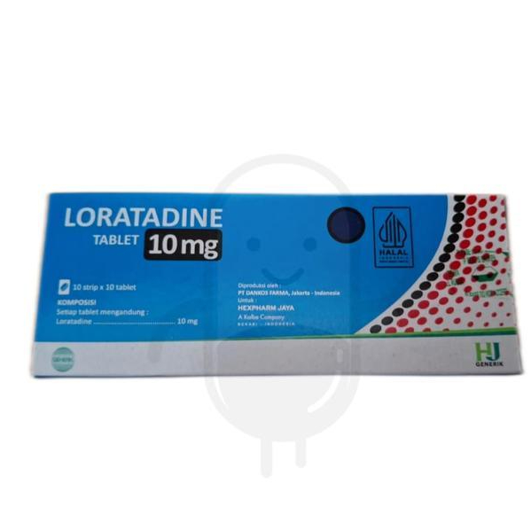 LORATADINE HEXPHARM 10 MG BOX 100 TABLET