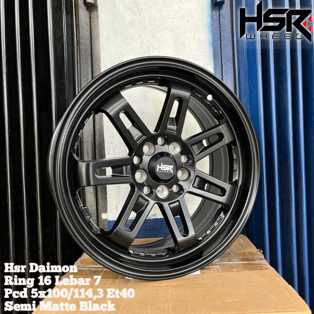 Velg Ring 16 Hsr Minas Ertiga, Hrv, Brv, Pelek Racing Hsr Wheel daimon r16 h10