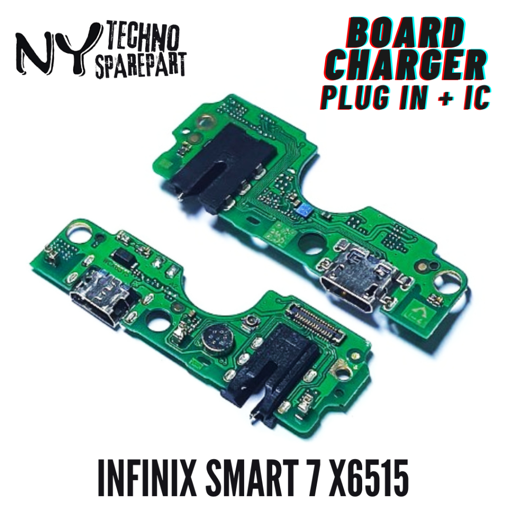 NY BOARD CHARGER + IC INFINIX SMART 7 X6515 PLUG IN FLEXI CHARGER