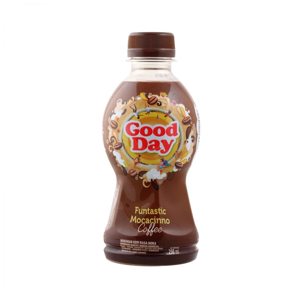 Good Day Funtastic Mocacinno Botol 1 Dus ( 24 x 250 ml )