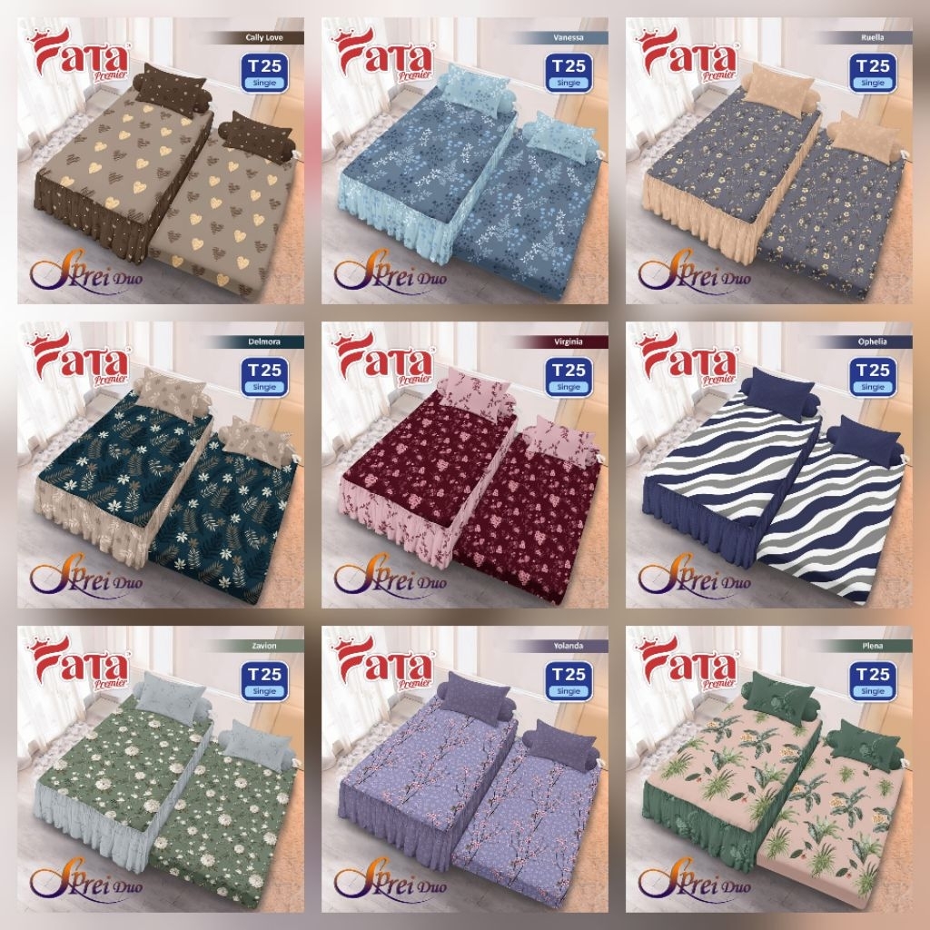 SEPREI DUO FATA / SPREI SORONG FATA ATAS BAWAH