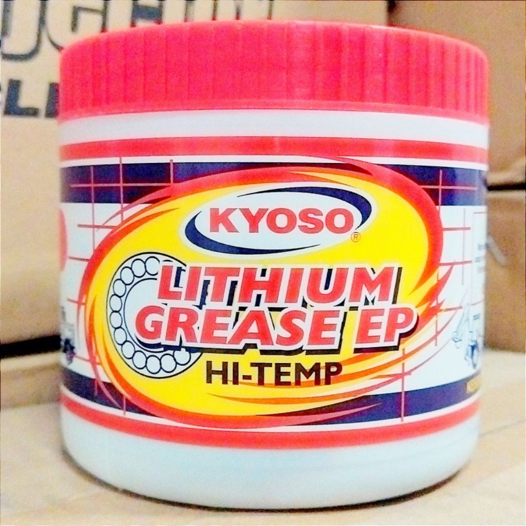 LITHIUM HI-TEMP GREASE / GEMUK / STEMPET MERAH KYOSO LITHIUM EP HI-TEMP 500 GR MERAH