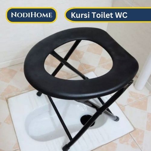 Kursi Toilet Portable Duduk untuk Orang Tua dan Wanita Hamil,lansia