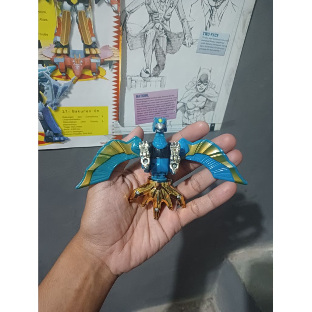 Figure Power Rangers Wild Force DX Gao King Megazord Bandai (Bekas)