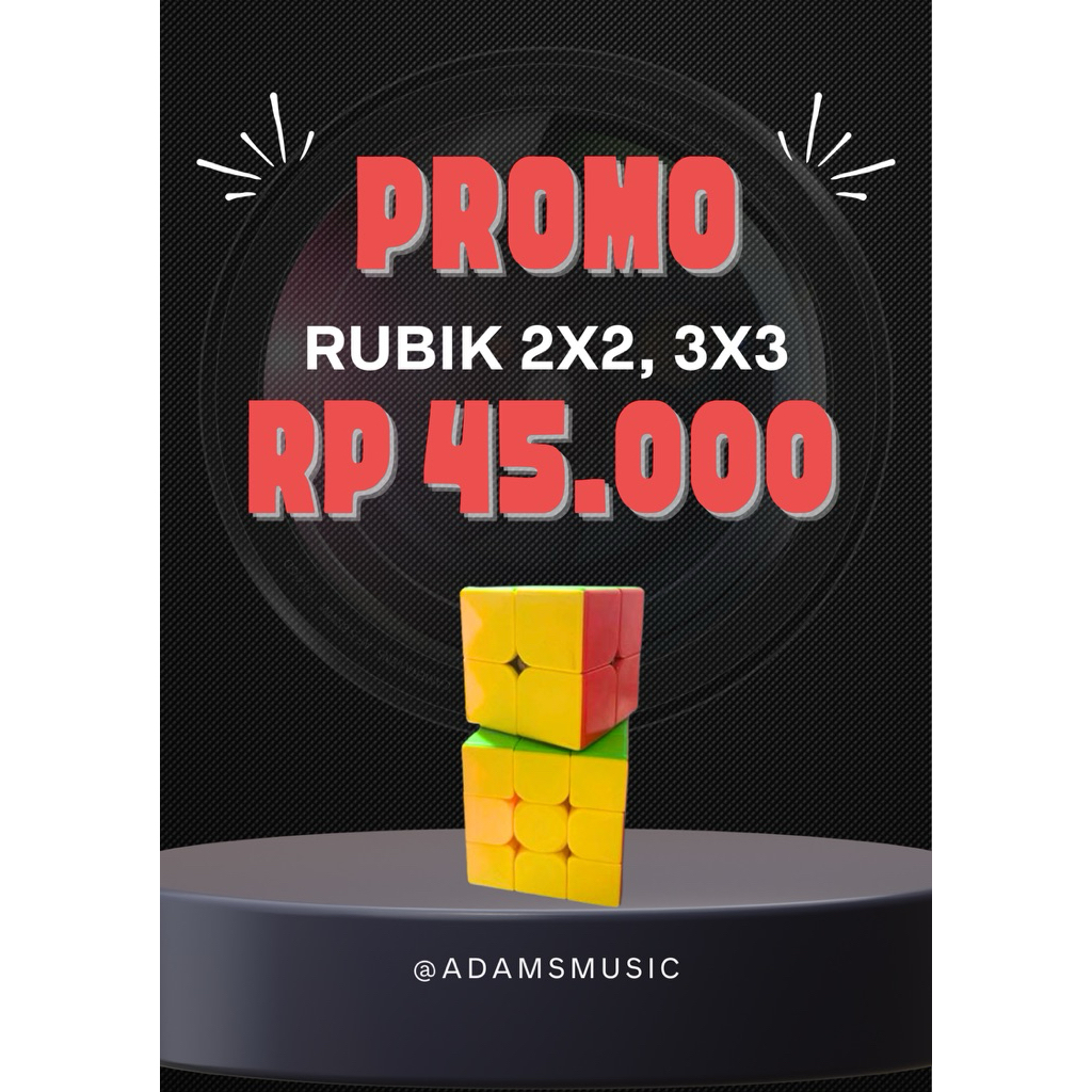 RUBIK 2x2 dan RUBIK 3x3