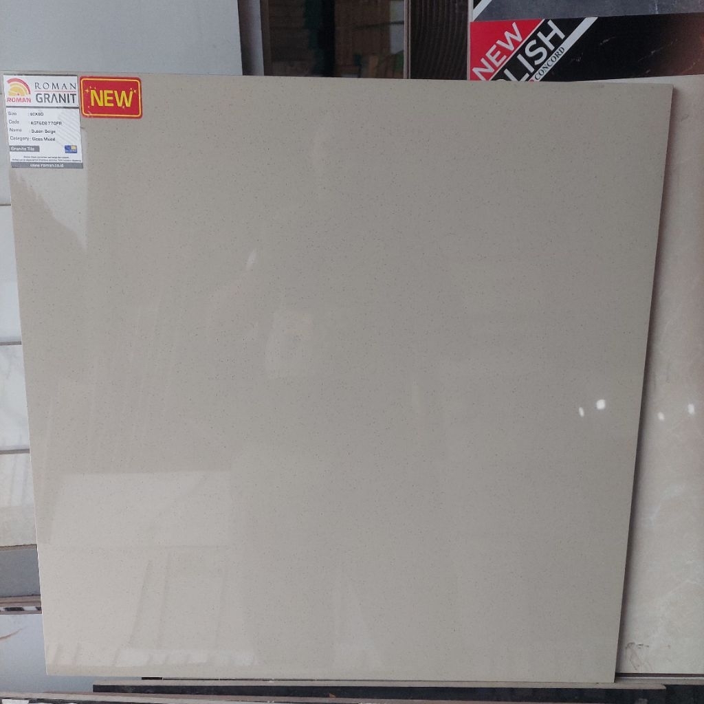 GRANIT MURAH 60X60 ROMAN GT609770FR BUSAN BEIGE GLAZED POLISH SUPER GLOOSY