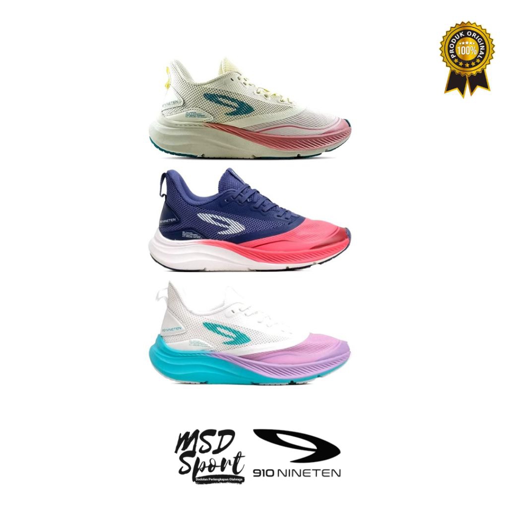 SEPATU RUNNING 910NINETEN SAKURA SEPATU LARI WANITA