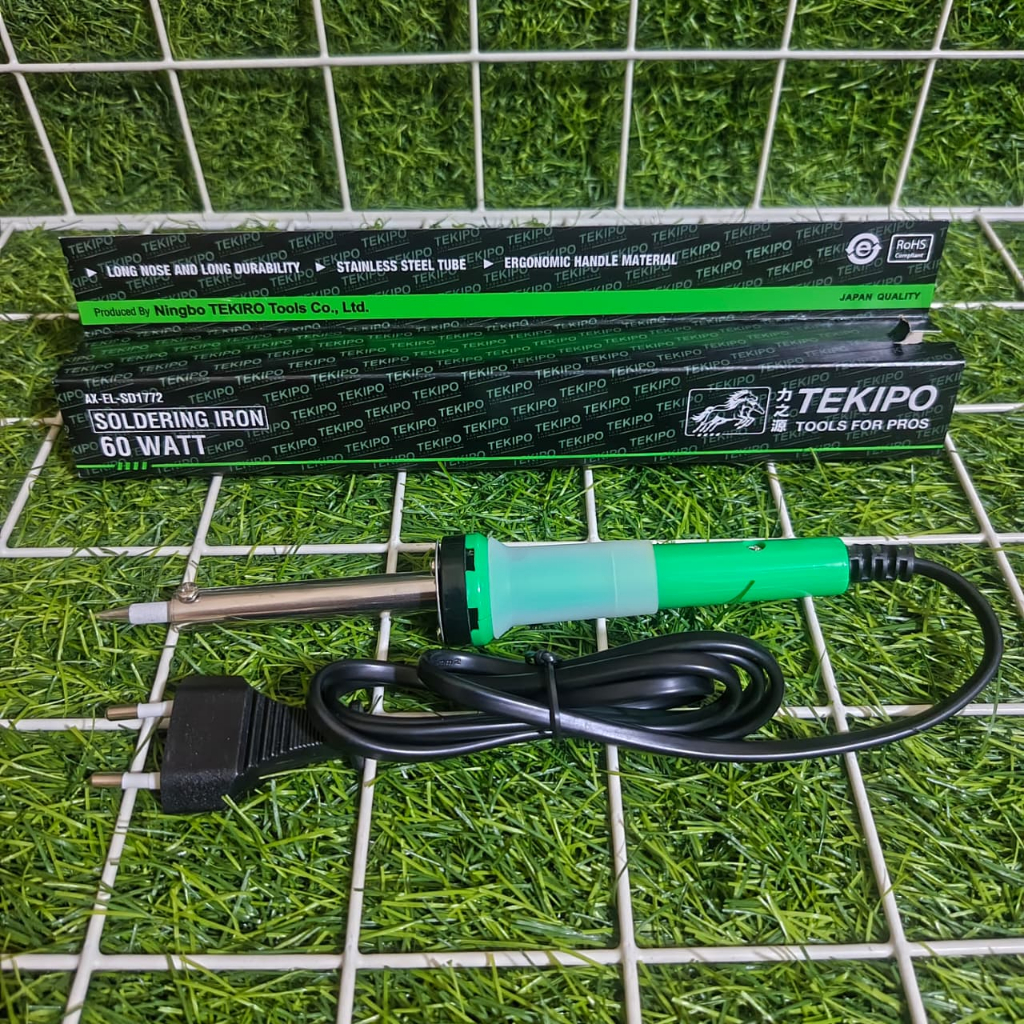 Tekipo Solder Listrik 60 Watt Soldering Iron Termurah Berkualitas / Perkakas Solder Listrik Timah