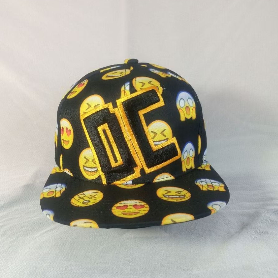 Topi Snapback Washington DC Emoji All Over Print City Hunter