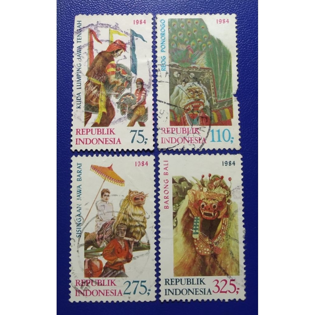 

Prangko Lawas RI Set Lengkap Kebudayaan Indonesia 1984