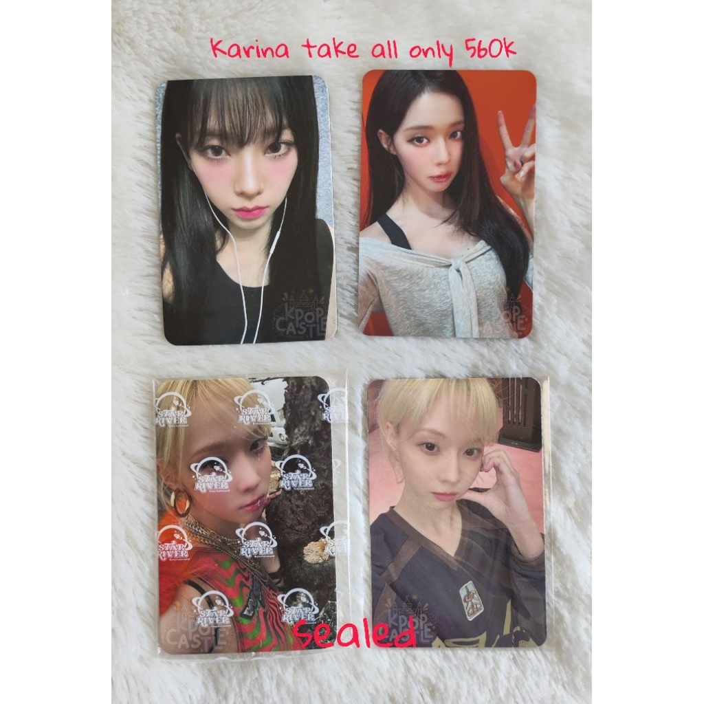 [READY] Aespa Drama Karina headset starriver Dirty Work Winter makestar fs Armageddon smstore photoc