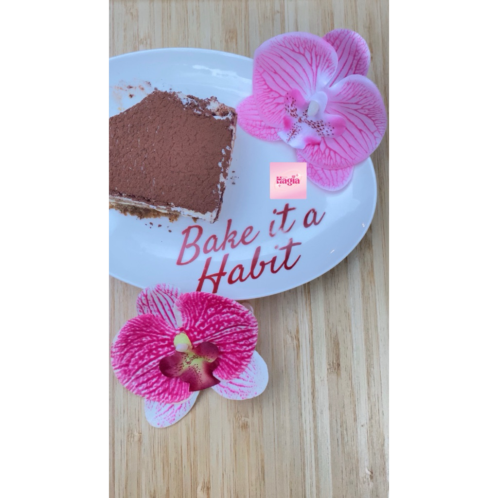 Hagia | Jepit Rambut Anggrek Orchid Hair Clip Hiasan Aksesoris Fashion Bunga Anggrek Jepit Hias Keru