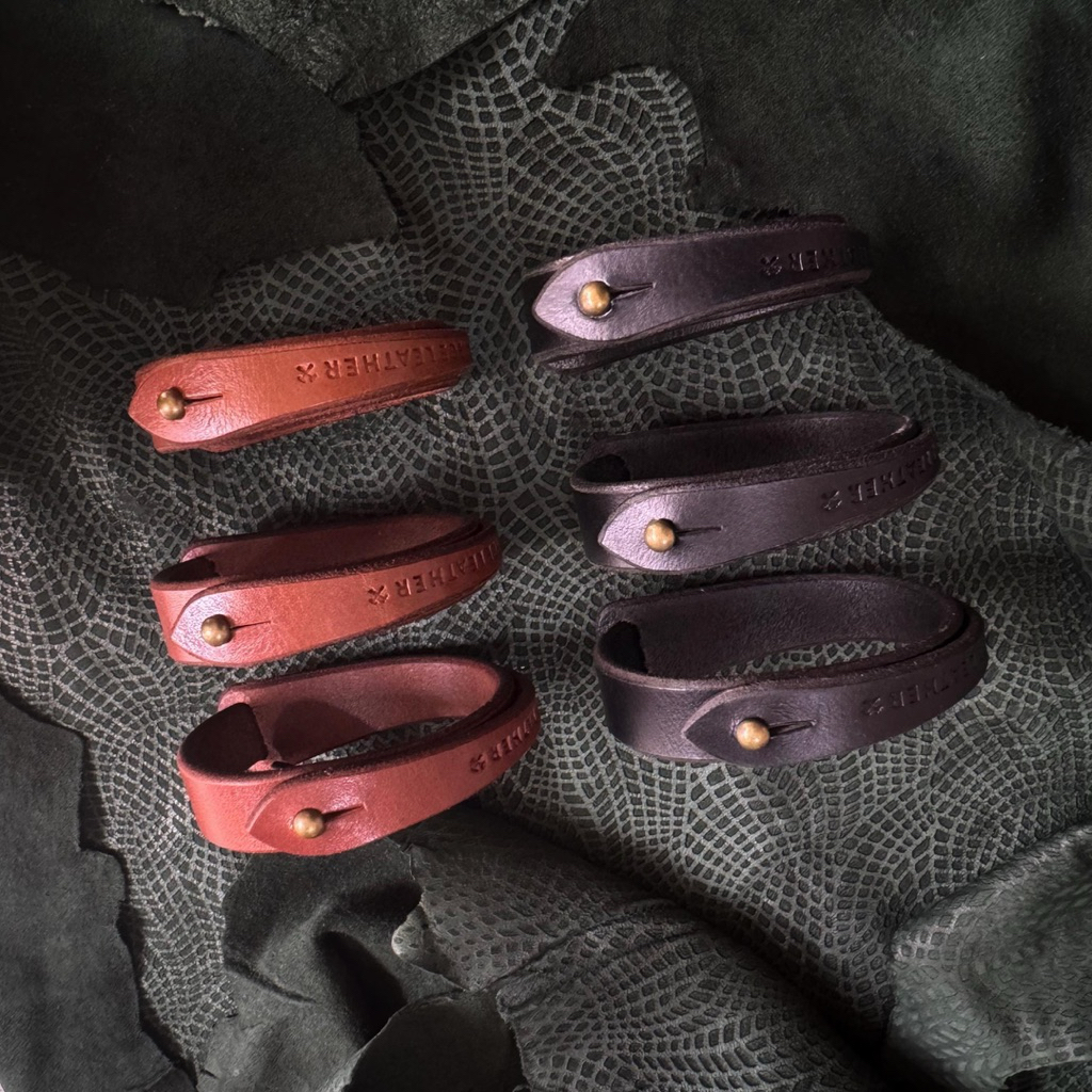 Siege leather-Double brrcelet-Gelang kulit