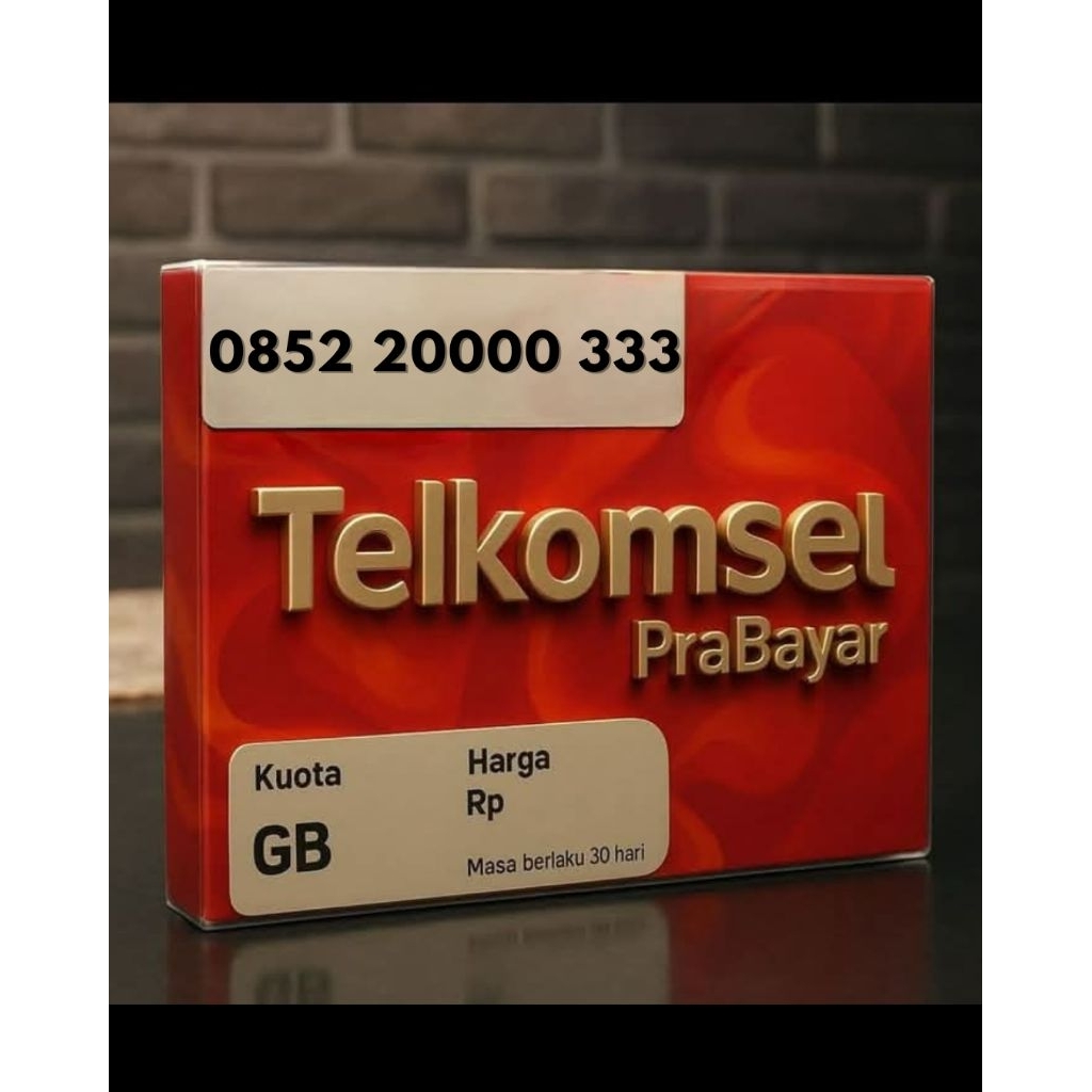 nomor cantik Telkomsel kwartet triple jadul dan langka