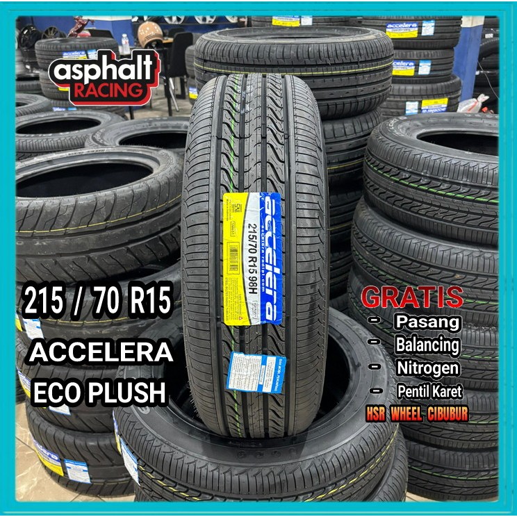 Ban Mobil Tubles 215/70 R15 Merek Accelera Eco Plush II Ban Innova Crv Kuda Ukuran 215 70 R15