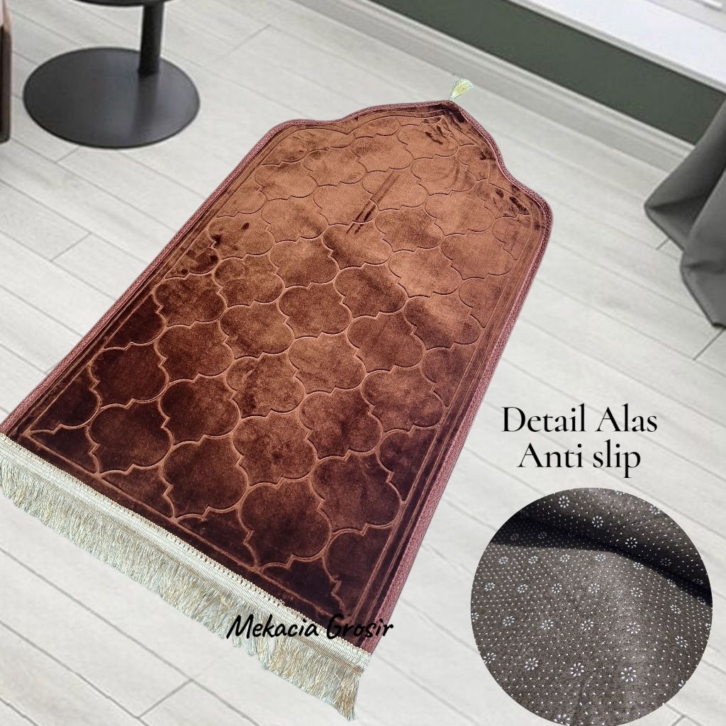 Sajadah kubah Medium Polos,Sajadah Kubah Tebal Midi