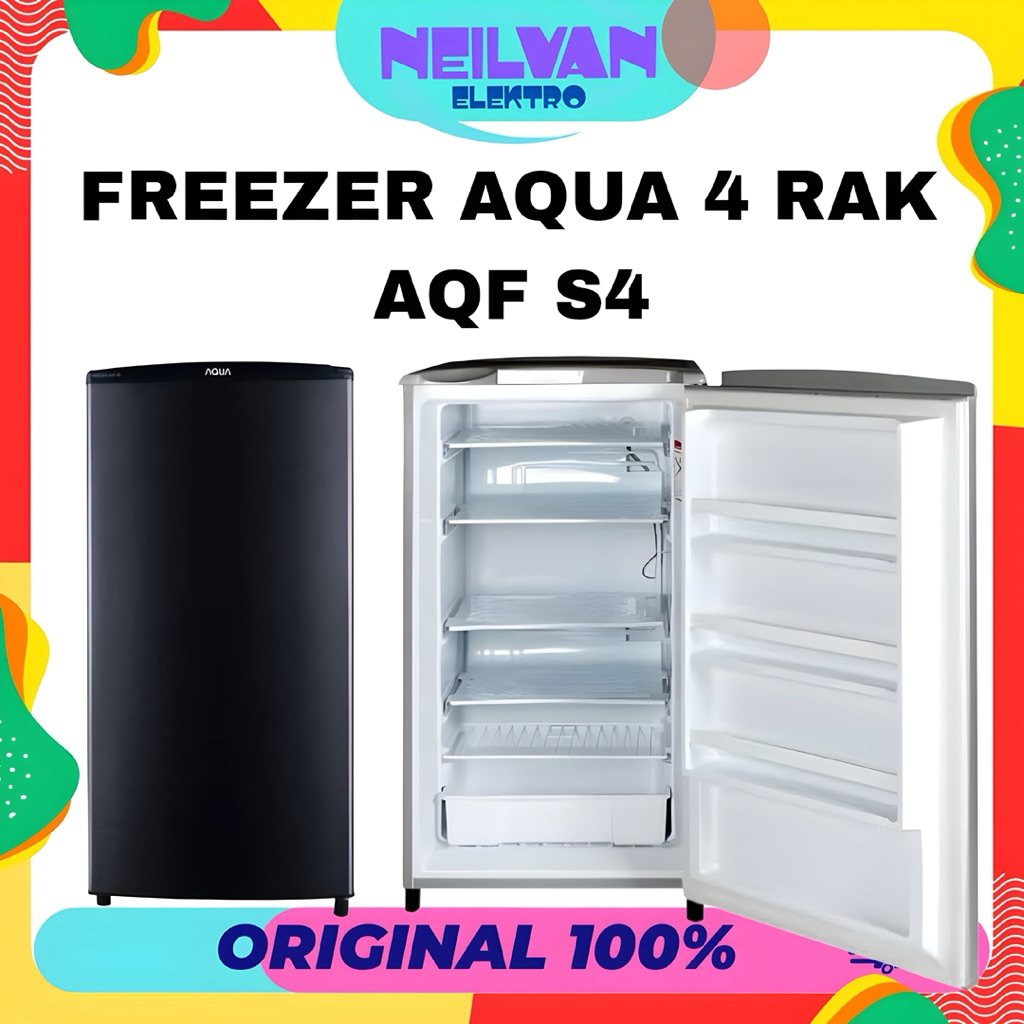 freezer 4 rak aqua aqf s4 freezer es batu 4 rak aqua