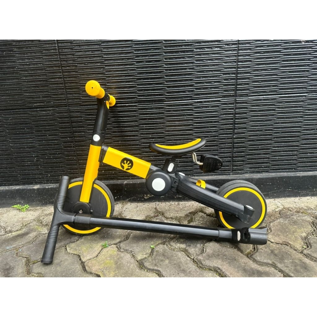 Preloved GEKO 5in1 Compact Folding Trike - Sepeda Anak Roda 3 Sepeda Roda Tiga Balance Bike