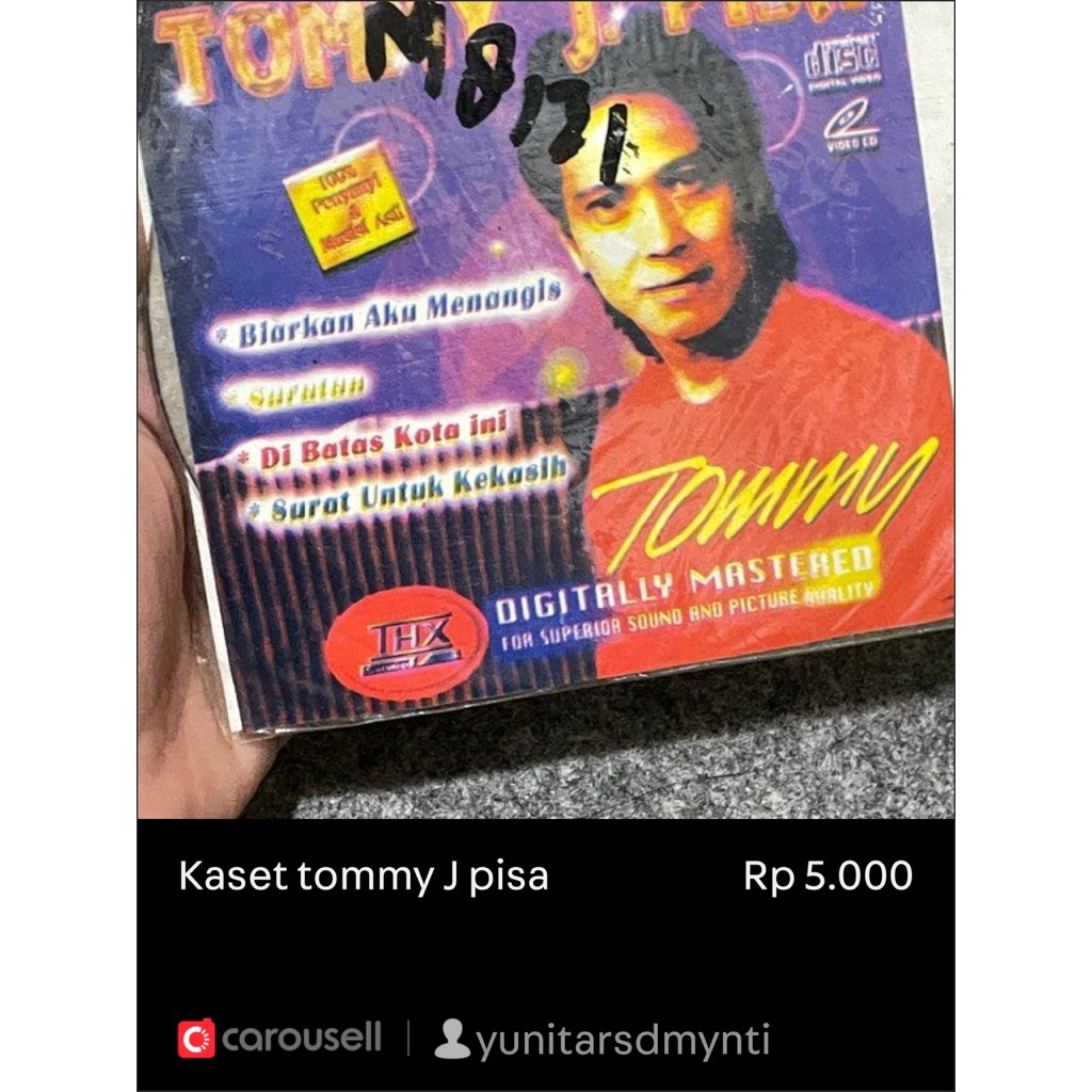 kaset tommy j pisa