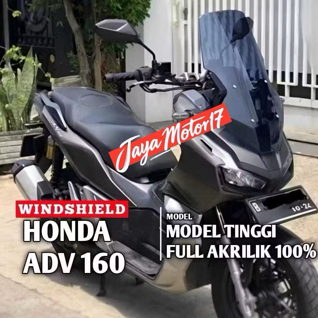VISOR ADV 160 ADV 150 MODEL TINGGI WINSIL WINDSHIELD ADV 160 ADV 150 visor standard adv motor motorc