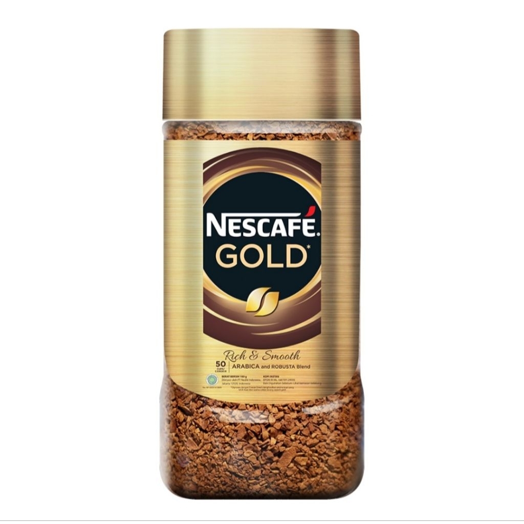 Nescafe Gold Kopi Instan Rich & Smooth Toples 100gr